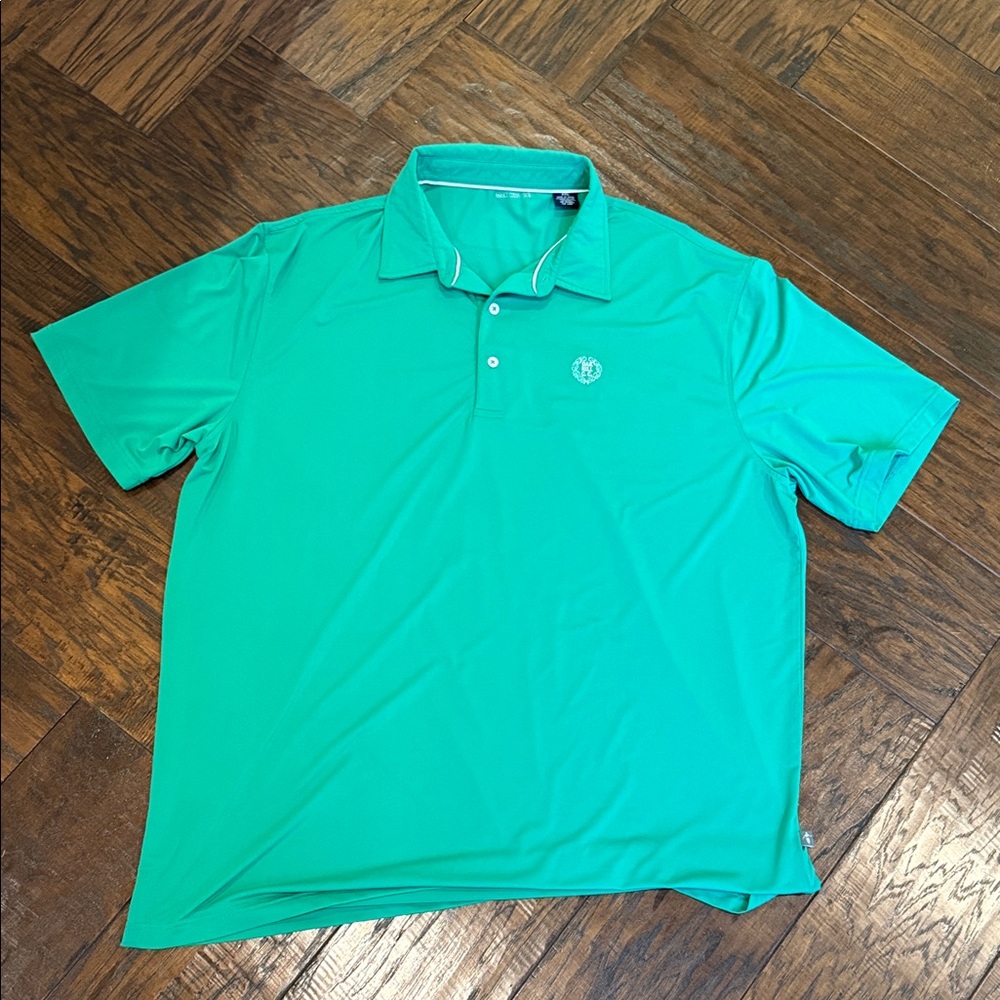 Men's Oak Hill Country Club Green Polo Shirt - Performance Golf Polo